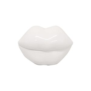 Hot Lips Resin Box - White