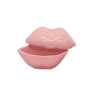 Hot Lips Resin Box - Pink