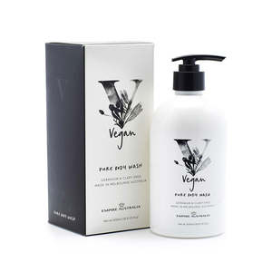 Vegan Pure Body Wash - Geranium & Clary Sage (500ml)