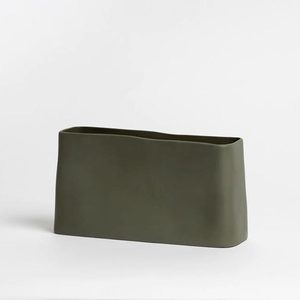Ned Collections: Haan Planter / Vase - Olive Green (29cm)