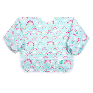Waterproof Sleeved Bib - Rainbows