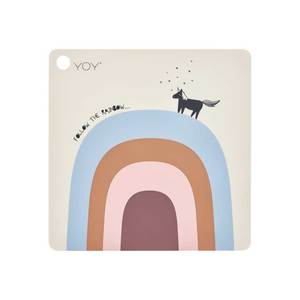 Its All Rainbows: Silicone Placemat - Follow The Rainbow
