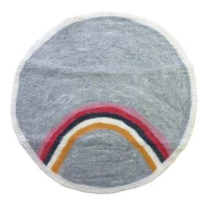 NZ Wool Felt Rug – Rainbow
