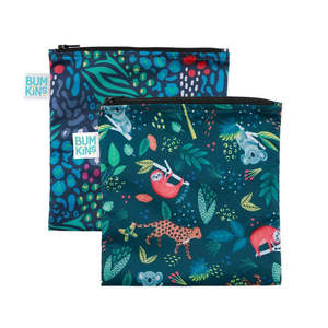 Bumkins: Large Snack Bag 2pk - All Together Now