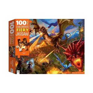 Top Toys: Fiery Jigsaw - Dragon Fire (100pc)