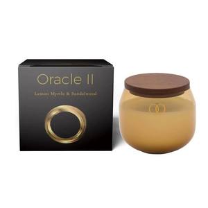 Hand Blown Smoked Glass Candle Refil - Oracle 2