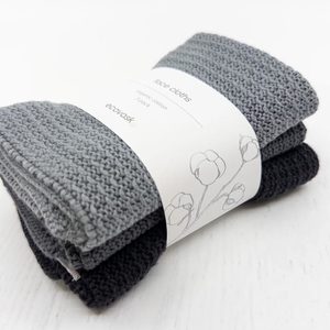 Organic Cotton Face Cloths (3pk) - Riverstone
