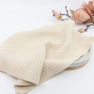 Organic Cotton Face Cloths (2pk) - Marshmallow