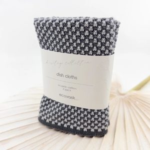 Heritage Organic Cotton Dish Cloths (2pk) - Aoraki Stone