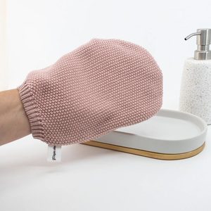 Organic Cotton Wash Mitt - Demi Pink