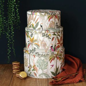 Palm Garden Cake Tin Set/3