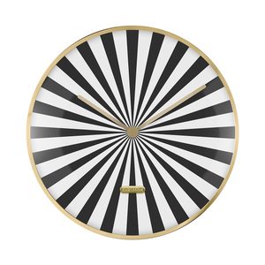 Candy Swirl Wall Clock - Black (40.5cm)