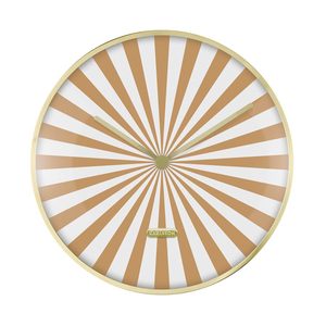 Candy Swirl Wall Clock - Sand Brown (40.5cm)