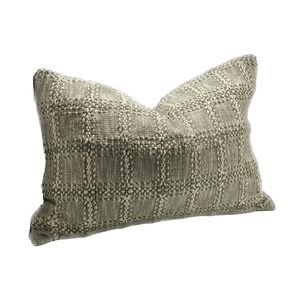 Stripes: Cotton Cushion Cover - Woven Khaki