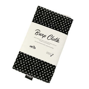 Me2u Gifts: Burp Cloth – Scratch White Cross