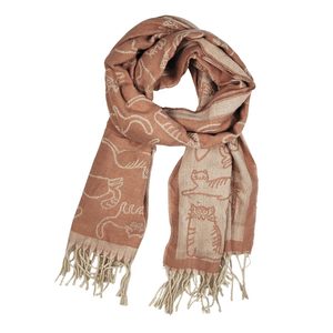 Womens Scarves Snoods: Perfect Pets Cat Scarf - Pink