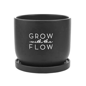 Planters: Planter Pot - Grow With The Flow