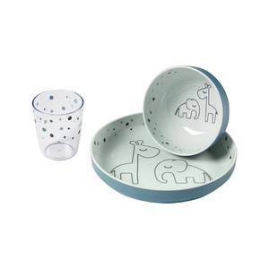 Dreamy Dots Yummy Dinner Set (3pc) - Blue