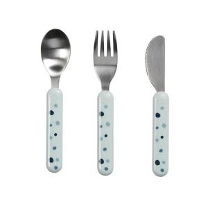 Spots Dots: Dreamy Dots Cutlery Set (3pc) - Blue