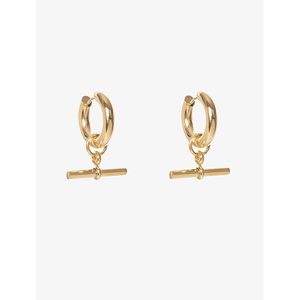 Gold Earrings Nz: Gold Fob Earrings