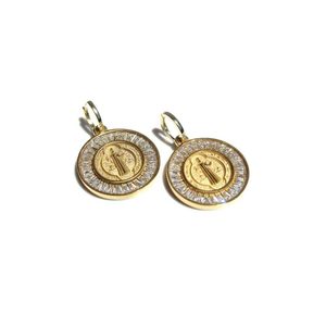 Gold Earrings Nz: Gold Disc Seraph Earrings
