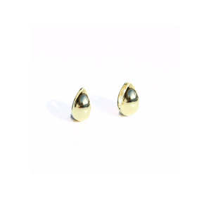 Small Gold Teardrop Earrings