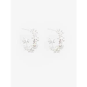 Silver Earrings: Soft Wishes Silver Hoop Earrings