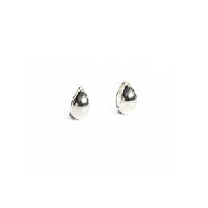 Small Silver Teardrop Earrings