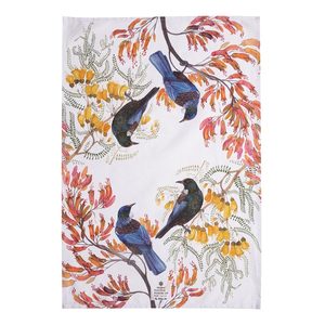 Birds: Native Birds Of NZ Tea Towel - Tui