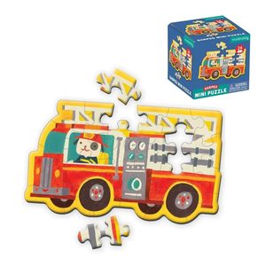 Mini Shaped Puzzle - Firetruck (24pc)
