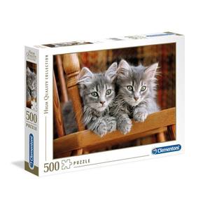 Jigsaws Puzzles: Two Grey Kittens Jigsaw Puzzle (500pc)