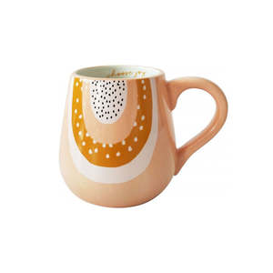 Urban Up20: Woodstock Rainbow Dot Mug - Choose Joy