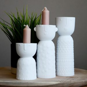 Rader: Porcelain Candle Holder - Large Lucia