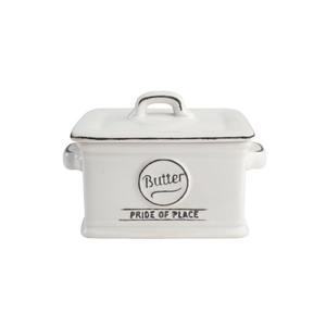 T G: Pride Of Place White Butter Dish