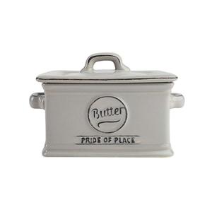 T G: Pride Of Place Grey Butter Dish