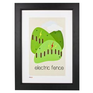 Electric Fence Print (A3)
