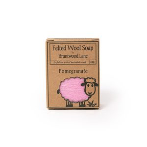 Fab Finds: NZ Made Felted Wool Soap - Pomegranate