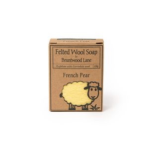 Fab Finds: NZ Made Felted Wool Soap - French Pear