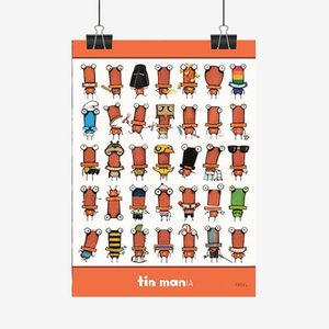 Earthy Tones: Cotton Tea Towel - Tin Mania