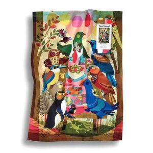 Cotton Tea Towel - Party In The Forest