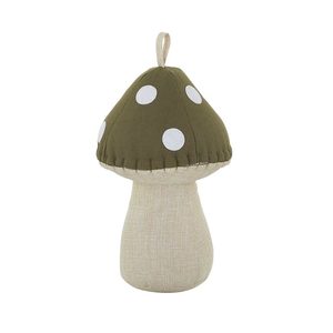 Green Toadstool Doorstop