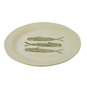 Earthy Tones: Riva Ceramic Fish Plate