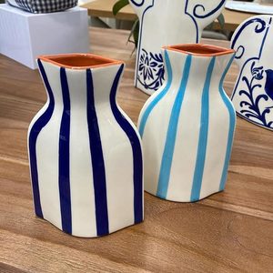 Blue Glorious Blue: Blaise Stripe Vase