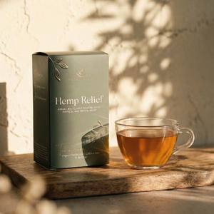 Glorious Green: Hemp Relief Loose Leaf Tea (35 Servings Box)