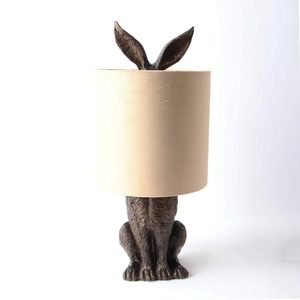 Bunny Lamp - Brown/Champagne (43cm)