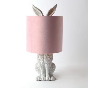 Bunny Lamp - Stone/Blush (43cm)