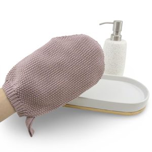 Pink: Organic Cotton Wash Mitt - Orchid