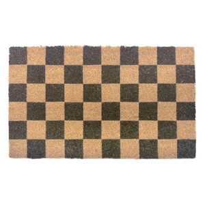 Brown Checker Doormat