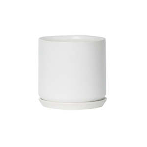 Potted: Oslo Planter Large - White