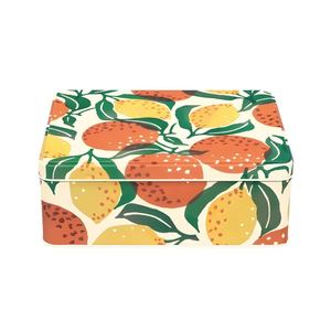Mustard Yellow: Oranges & Lemons Bakery Tin